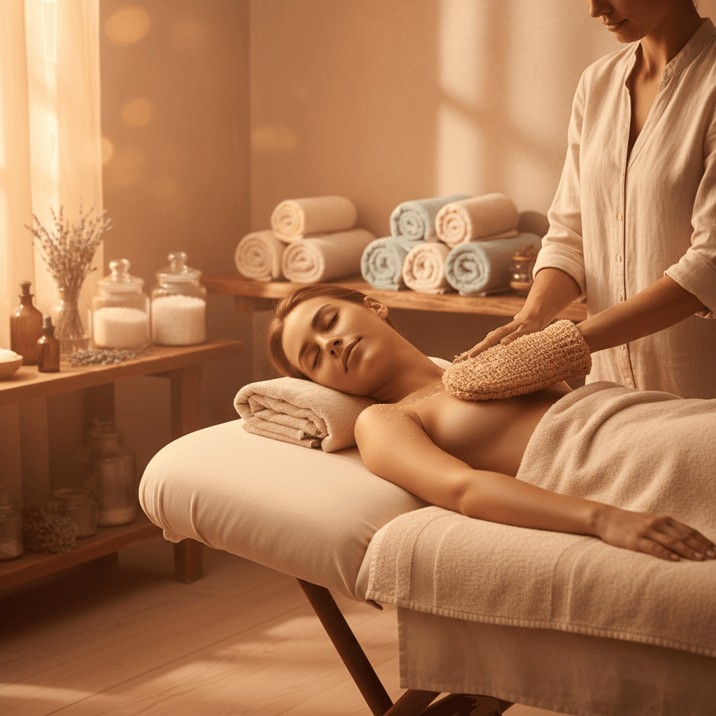 Body scrub treatment