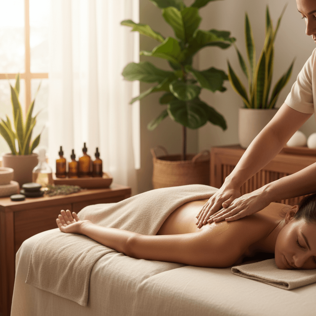 Thai aromatherapy massage